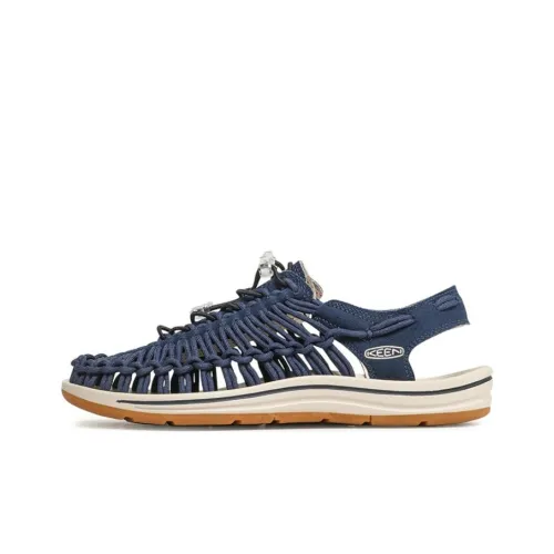 KEEN Uneek Устойчивые к истиранию Пляжные сандалии Мужские Морской синий
