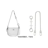 Круглая пряжка, клевер четырехлистный, 12 см + 40 см, медь, декоративная цепочка