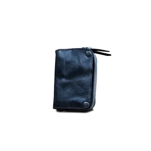 Simple Nature Коровья кожа Держатель для карт Кошелек для монет Key Pouch Маленький Мужской Черный Коричневый Кофейный