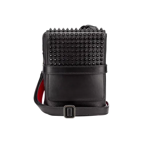 CL LUBOTING Телячья кожа Сумка через плечо Мужская Черная