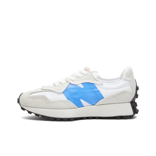 New Balance NB 327 Устойчивый к истиранию Низкий Топ Casual Унисекс Белый Синий