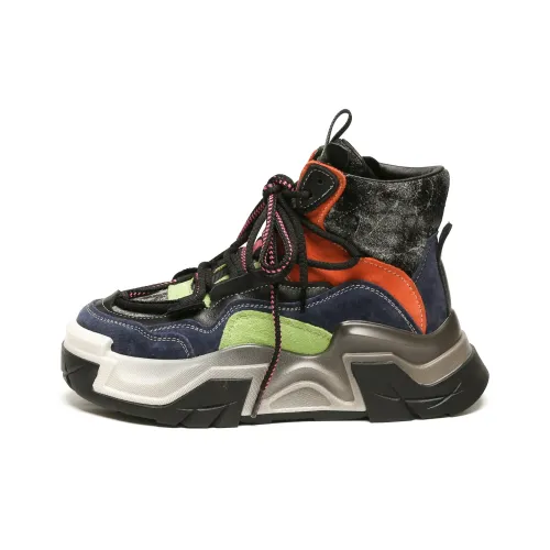 SOBB Амортизаторы Shock устойчивые к истиранию высокий топ кэжуал женские