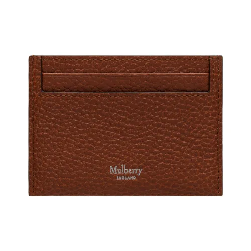 Mulberry Зернистая кожа коровы Картхолдер Картхолдер Обычный Женские Умбра