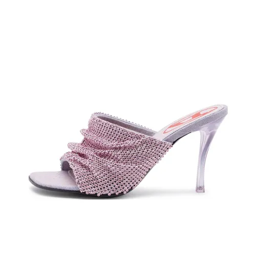 DIESEL Слипоны Розовые Женские