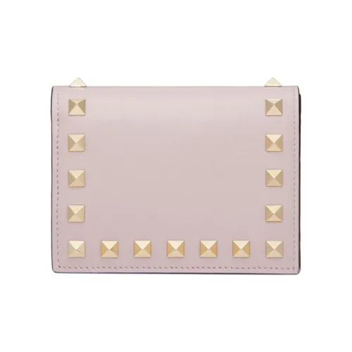 Valentino Rockstud Телячья кожа Кошелек Маленький Женские Вода Сиреневый