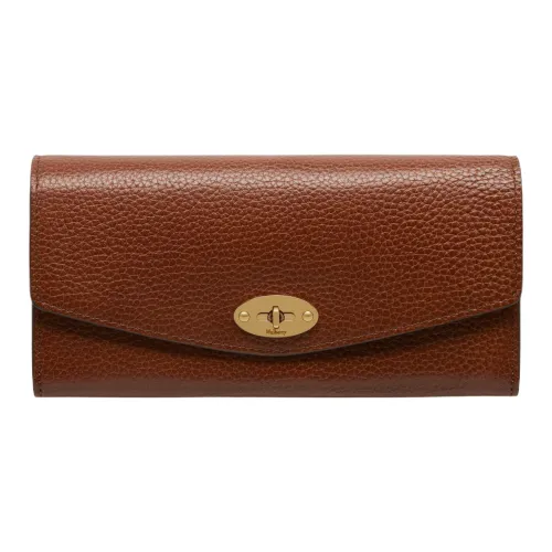 Mulberry Darley Коровья кожа крупнозернистая текстура кошелек стандартный женский цвет умбра