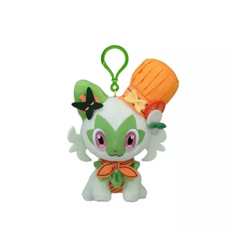 POKEMON Покемон Paddy's Хэллоуин Magic Night Collection Новый Leaf Meow Куклы Plush Подвеска