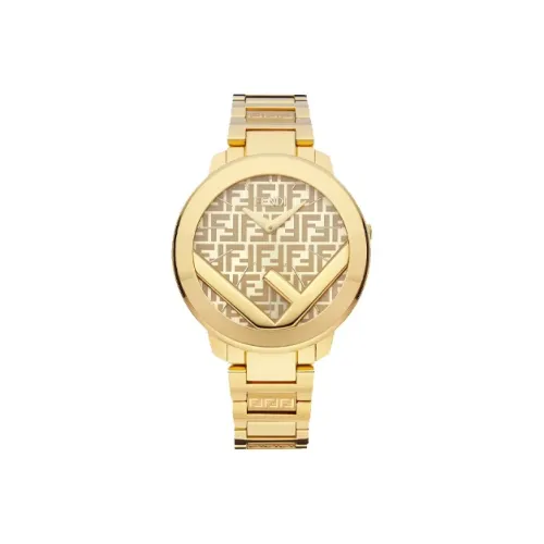 FENDI F Is Collection Women's Watch Кварцевый механизм ремешок из нержавеющей стали 36 мм золотой циферблат