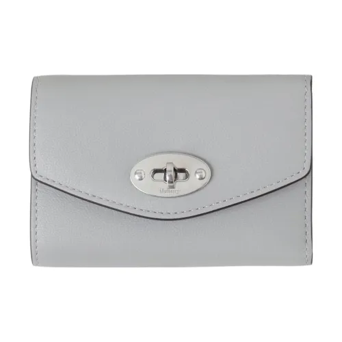 Mulberry Darley Particle Телячья кожа Кошелек Женские Светло-серый