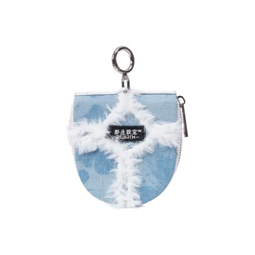 Rebirth Деним Картхолдер Монетница Key Pouch Унисекс Деним Черный Деним