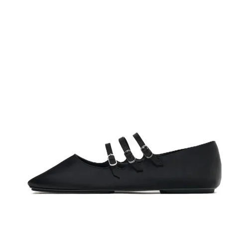 ZARA Женские повседневные туфли, черные, женские