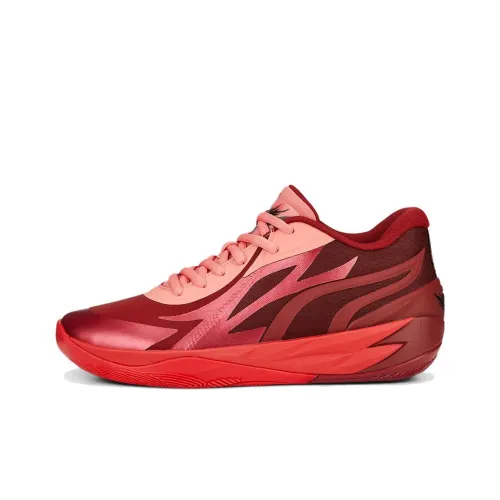 PUMA MB.02 Баскетбольные кроссовки Low Топ Красный Мужской