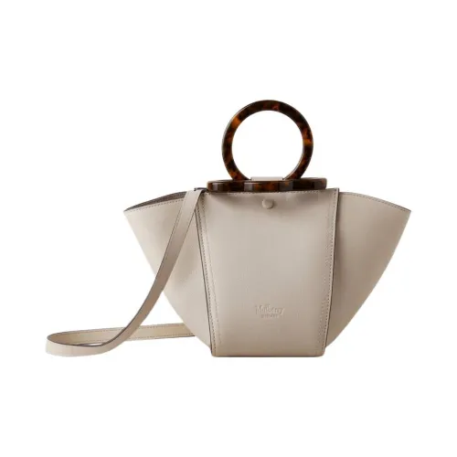 Mulberry Телячья кожа Сумка через плечо Сумка Мини Женская Айвори