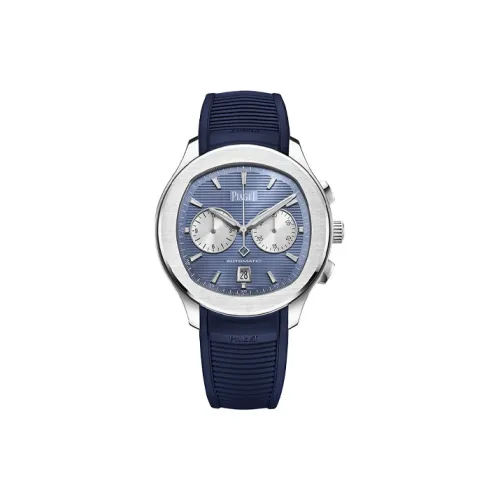 PIAGET Автоматический Механический Механизм Мужские Часы PIAGET POLO 42 мм Синий