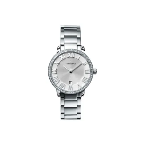TIFFANY CO. Atlas® Women's Watch Кварцевый механизм ремешок из нержавеющей стали 31 мм серебристый циферблат