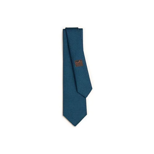HERMES Saint Honore Ties Men's Blue HERMES Saint Honore Галстуки Мужской Синий
