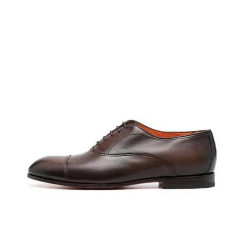 Santoni Туфли Низкие Коричневые Мужские