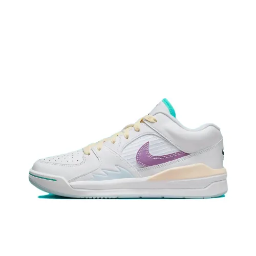 Джордан Stadium 90 Casual Low Top Белый Желтый Фиолетовый Унисекс