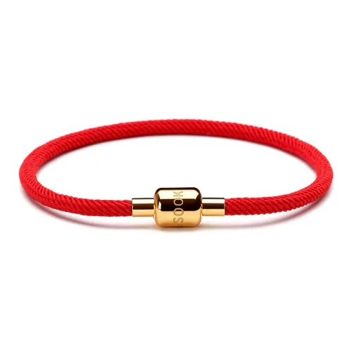 SUSOOK Модифицированный полипропилен Сплав Ручные шнурки браслеты Унисекс Красный черный