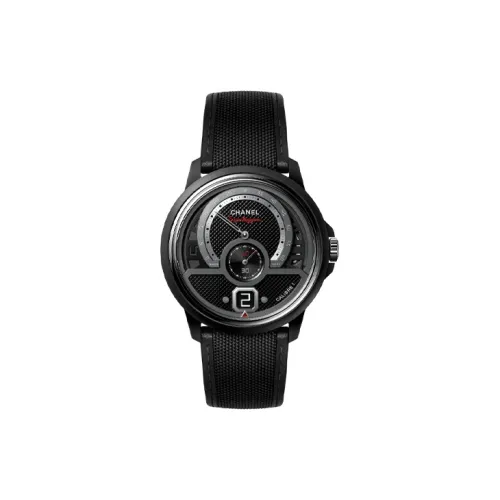 CHANEL Ручной механизм Мужские часы MONSIEUR DE CHANEL 42 мм Черные
