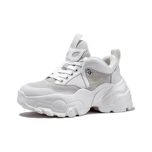 SELAIYA Низкий топ кеды женские белые