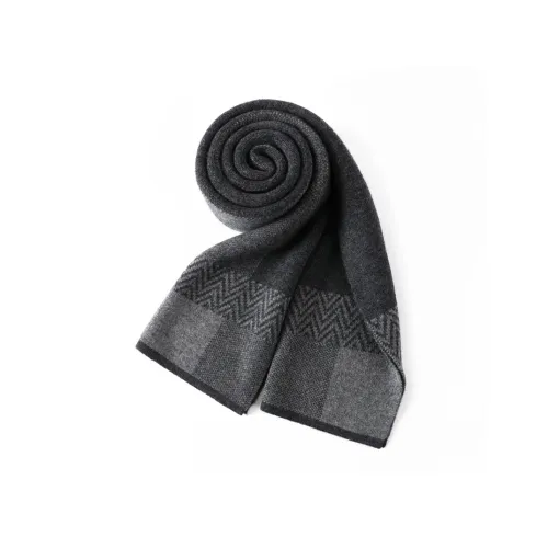 Jiu Ji Кашемировые вязаные шарфы для мужчин