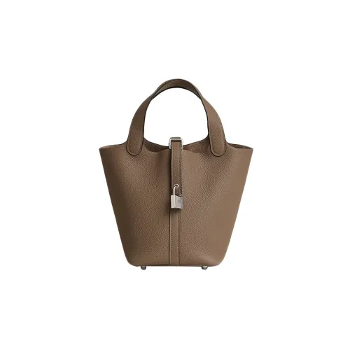 HERMES Picotin Lock Taurillon Maurice Bullock Кожа Корзинка-сумка Сумка 18 Женские M1 Оригин Цвет