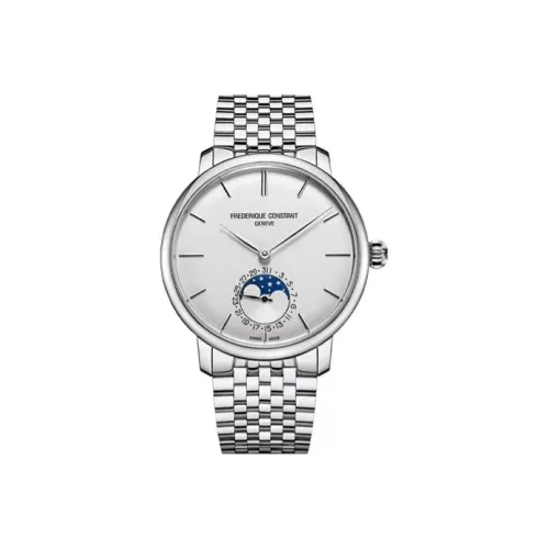 Frederique Constant Автоматический Механический Часы для Мужчин 42 мм Серебряные