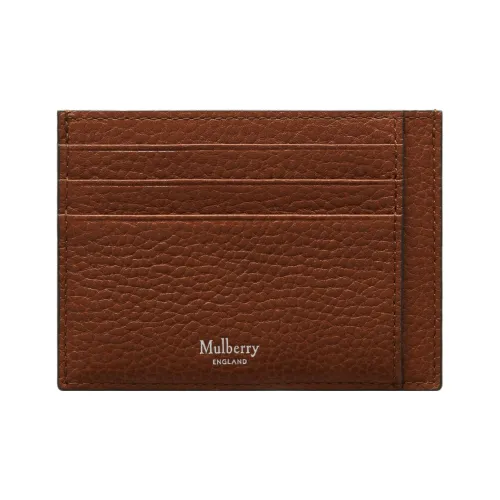 Mulberry Small Grain Коровья кожа Держатель для карт Стандартный Мужской Умбра