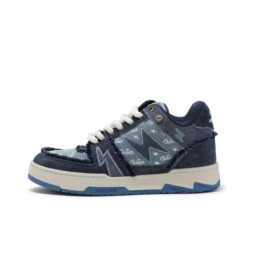 Resistant To Connectivity Lightning Shoes Low Топ Скейтборд Кроссовки Унисекс Индустриальный Синий