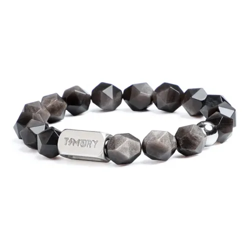 TUBAOSHU Серебряный SHEEN Обсидиан Браслеты Унисекс