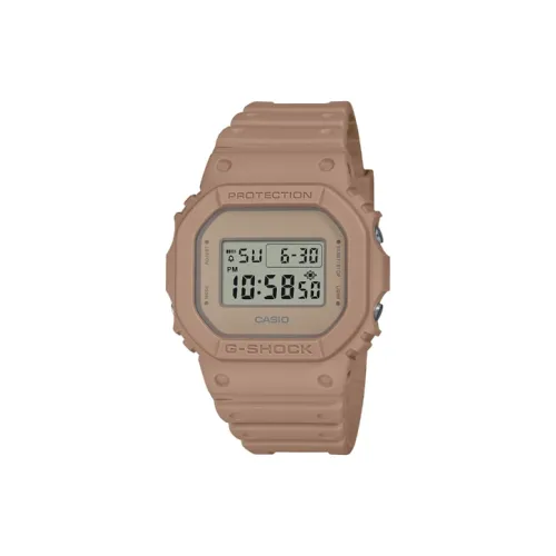 CASIO SQUAD Series SHOCK 5600 Collection Кварцевый механизм Смольный ремешок Часы Унисекс Серый циферблат DW 5600NC 5JF