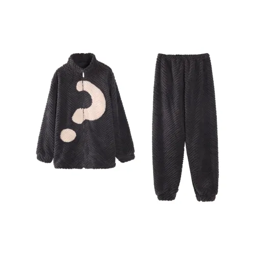 XUANZHITING Темно-серый Мужской Пижамный комплект