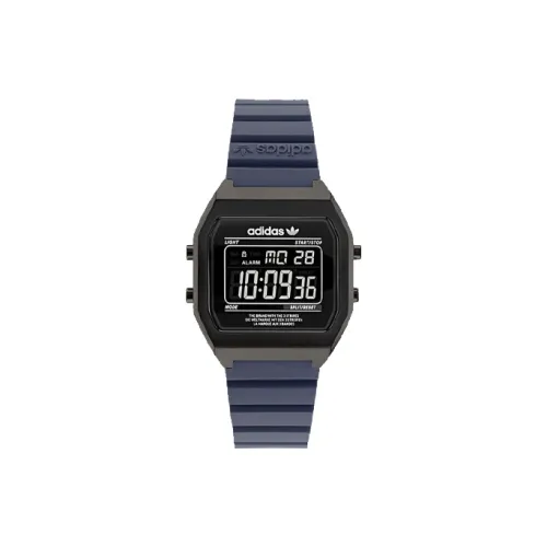 Adidas Originals Street Series Электронные Часы Механизм Смола Ремешок Черный Циферблат Женские Часы