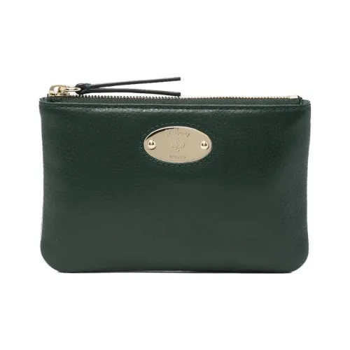 Mulberry Кожа Кошелек Маленький Женский Зеленый