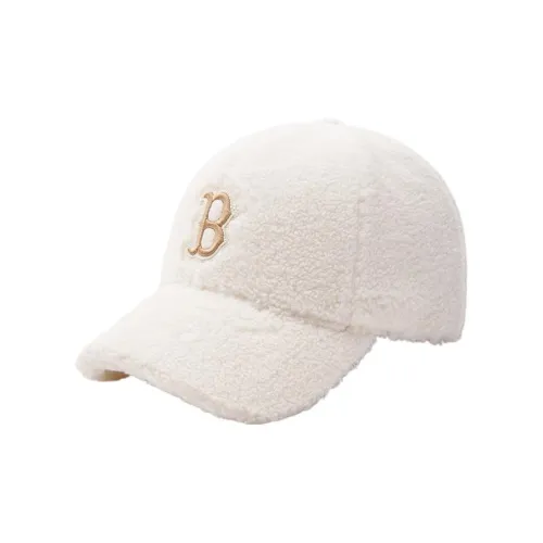 Бейсбольные кепки MLB Base Logo из хлопка женские темный кремовый