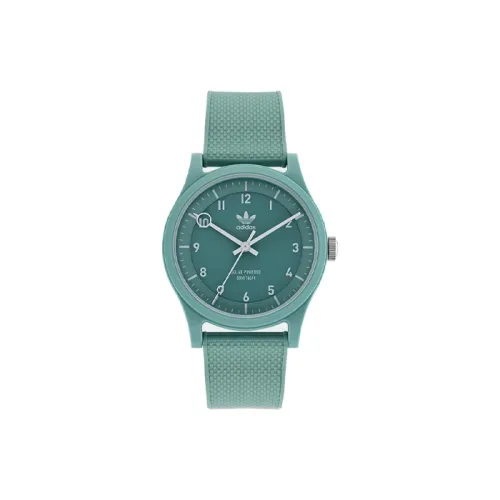 Adidas Originals Street Series Наручные часы Кварцевый механизм Смольный ремешок 39 Зеленый циферблат Мужские часы AOST220452I