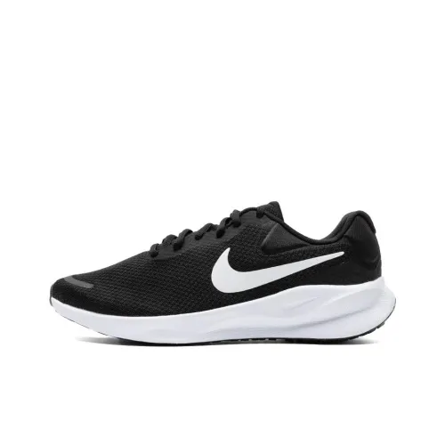 Nike REVOLUTION 7 Low Топ Повседневный Городской Коммутирование Беговые кроссовки Мужской Черный белый