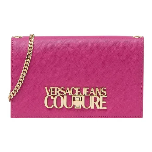 VERSACE JEANS COUTURE Полиэстер Одно плечо Через плечо Клатч Женский Розовый