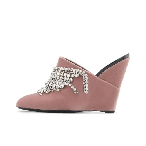 Giuseppe Zanotti GZ Домашние тапочки Женские Розовые