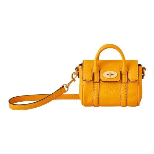 Mulberry Bayswater Кожа Сумка через плечо Сумка Extra Mini Женская Желтая