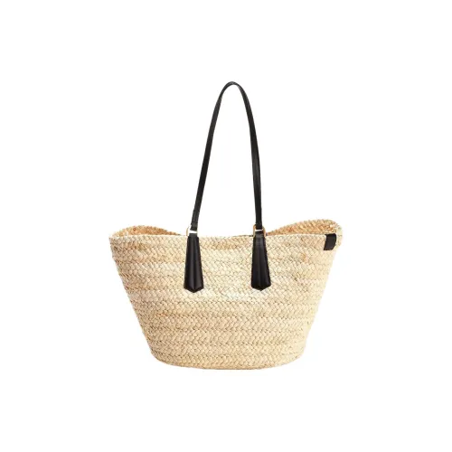 MaxMara Телячья кожа Сумка Стандартная Женская Бежевая Черная