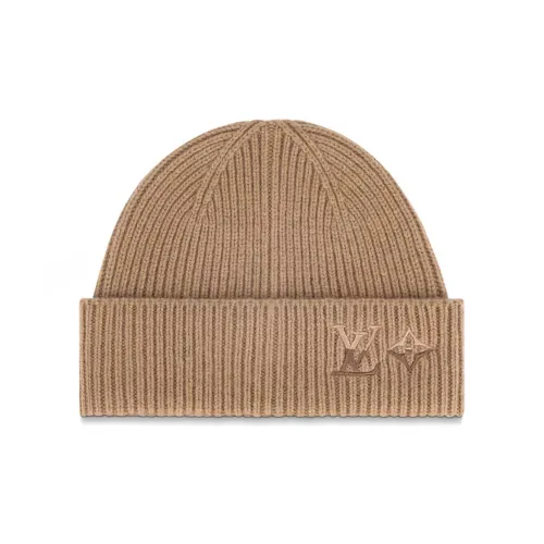 LOUIS VUITTON DUAL Кашемир Шапки-бини Мужской Бежевый