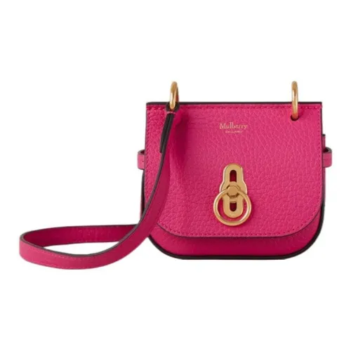 Mulberry Сумка через плечо из коровьей кожи сумка Extra Mini женская розово-красная