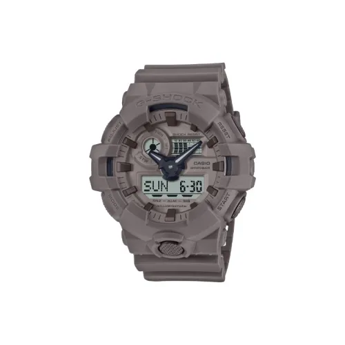CASIO Кварцевый Movement Унисекс Liquid Crystal/Analog Dual Display Series Часы 57,5мм*53,4мм*18,5мм Серые