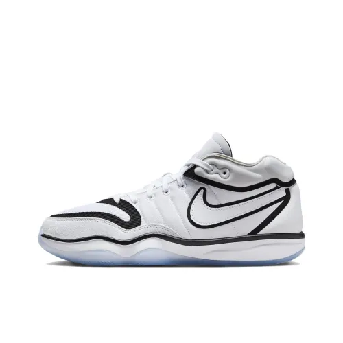Nike Air Zoom GT Hustle 2 Slip-resistant Low-top Баскетбольные кроссовки Мужские Белый Черный Международная версия