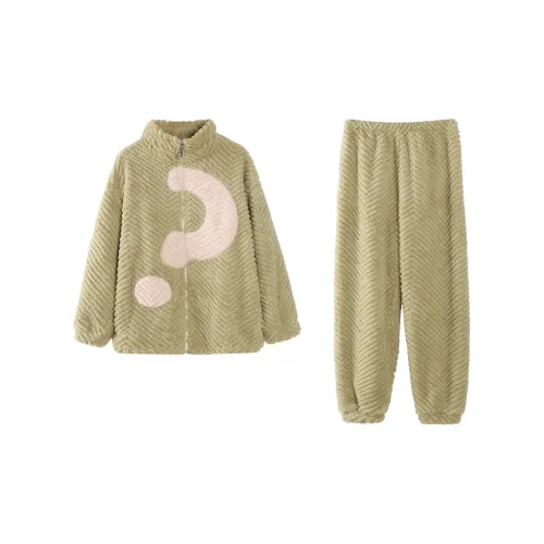 XUANZHITING Светло-зеленый Женские Пижамные комплекты