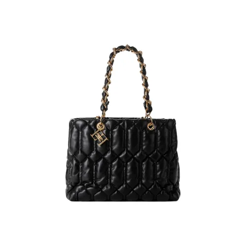 Elisabetta Franchi Полиэстер Одно Плечо Сумка Большая Женская Черная