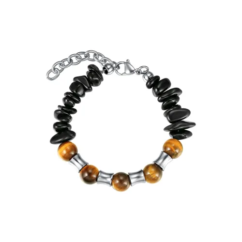 BYG Браслеты с камнем тигрового глаза Мужской