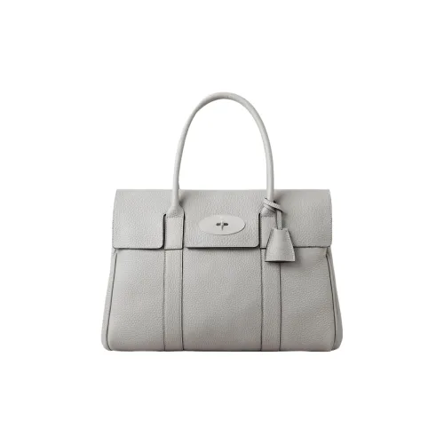 Mulberry Bayswater Коровья кожа Одно плечо Сумка Стандартная Женская Светло-серый